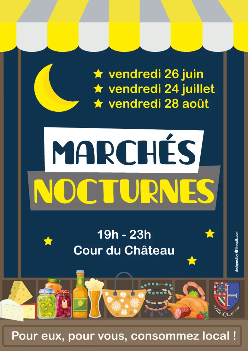 Marchés nocturnes à Auxonne