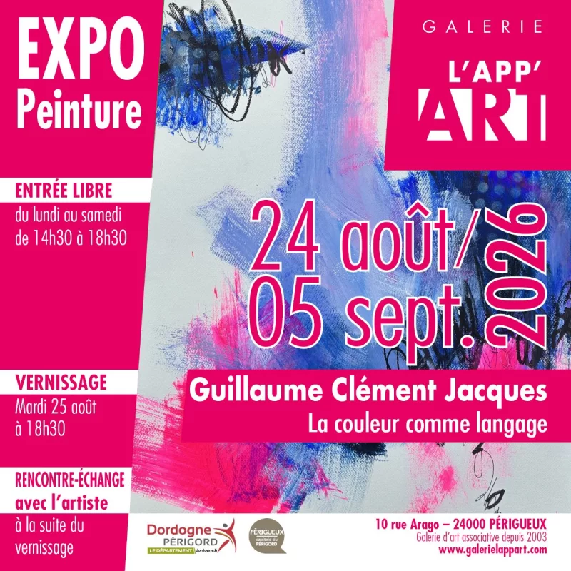 Exposition "La couleur comme langage" - Galerie l'App'Art