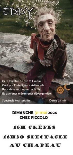 Spectacle de Marionnette "Eddy" chez Piccolo à Vabre-Tizac