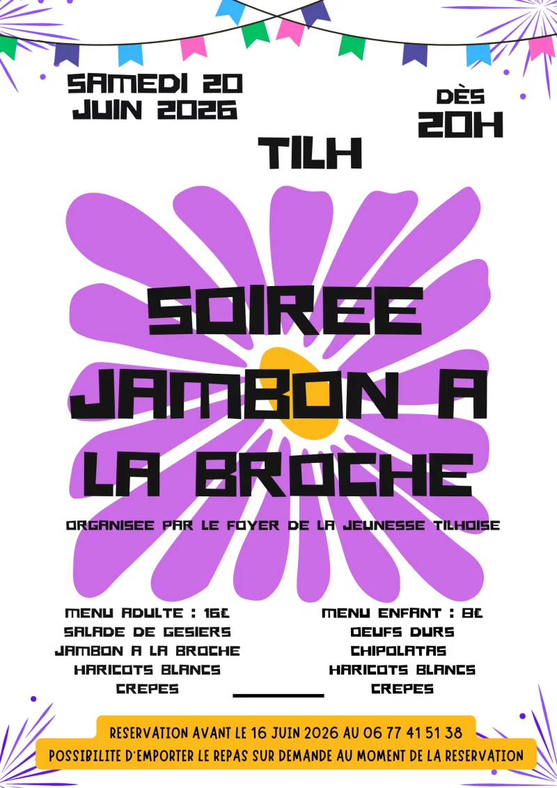 Soirée jambon à la broche