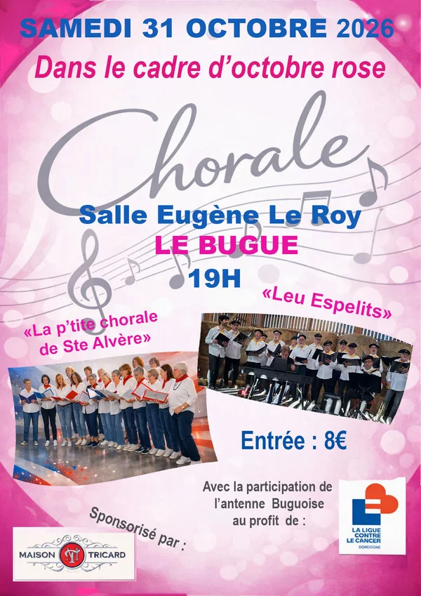 Octobre roase - Soirée chorale