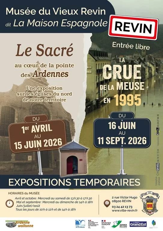 Expositions au Musée du Vieux Revin dit "La Maison espagnole"