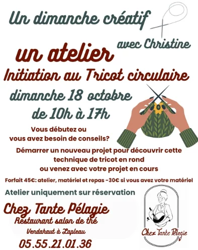 Atelier d'initiation au Tricot Circulaire