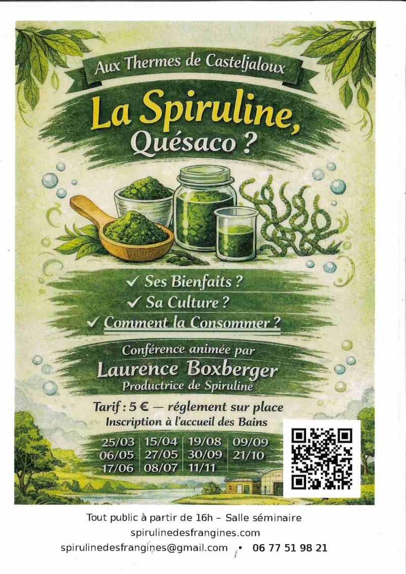Conférence sur la spiruline
