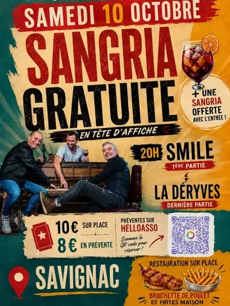 Concert : Sangria Gratuite