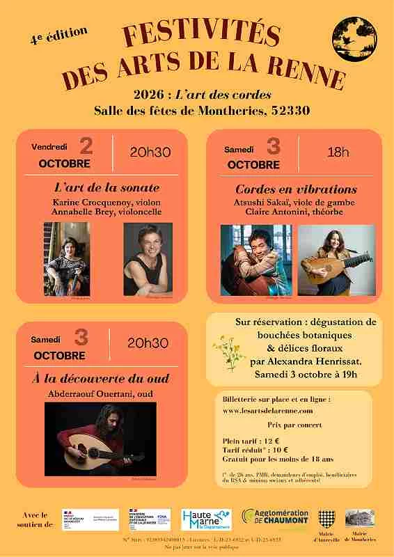Festivités des arts de la Renne : 2026 l'art des cordes
