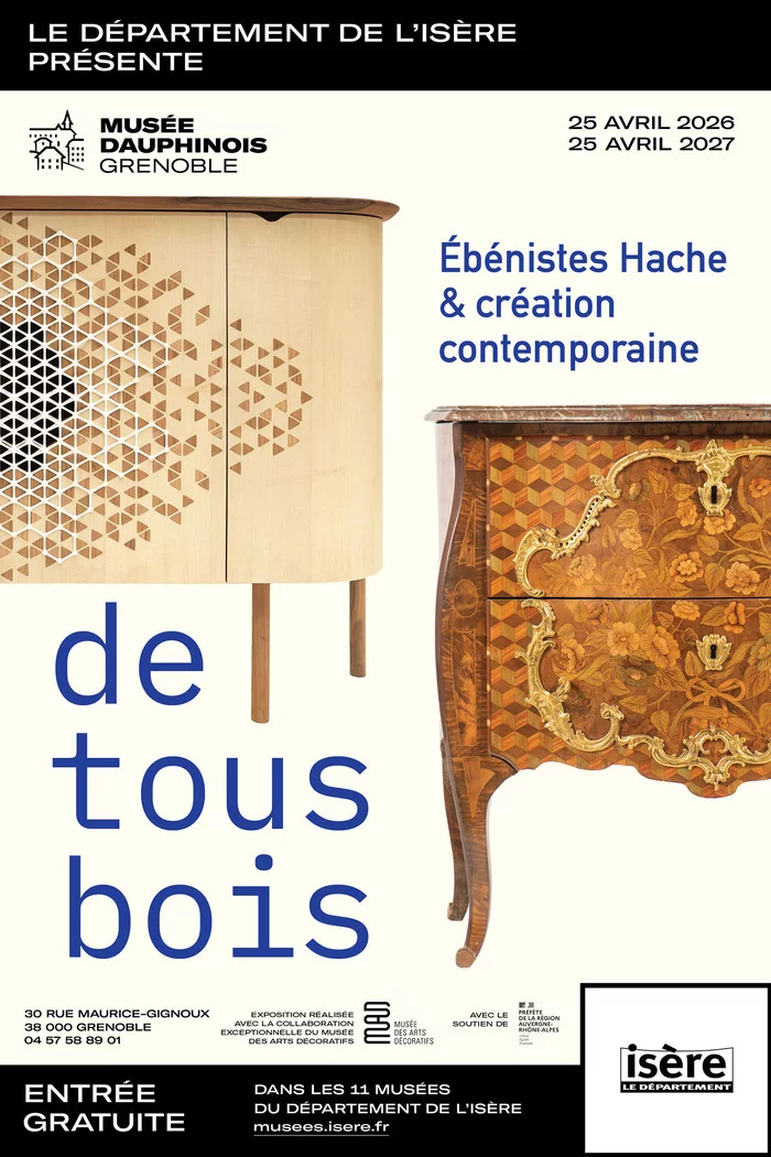 Exposition "De tous bois, ébénistes Hache et création contemporaine"