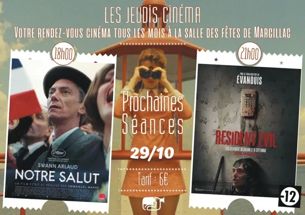Jeudi cinéma - Marcillac- Octobre