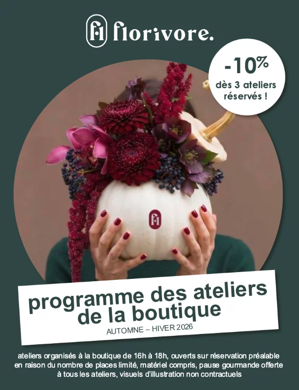 Atelier floral - Couronne d'automne en fleurs séchées