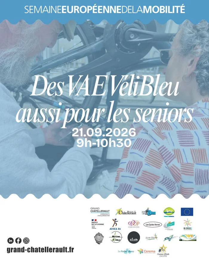 Des vélos à assistance électrique VéliBleu aussi pour les seniors