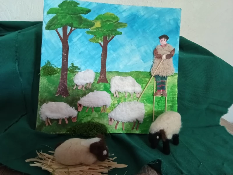 Automne en Scène : Atelier créatif pour enfants réalisation d'un mouton et d'un berger landais