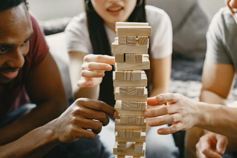 Après-midi jeux en bois avec la Croisée des Villages