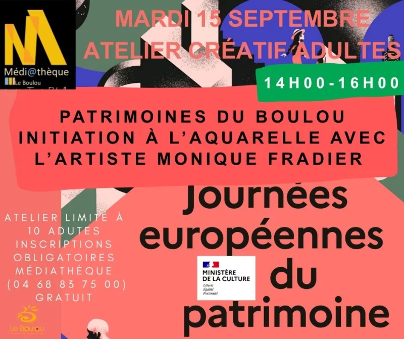 INITIATION À L’AQUARELLE AVEC L’ARTISTE MONIQUE