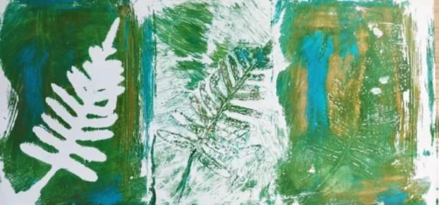 Atelier impressions végétales sur papier