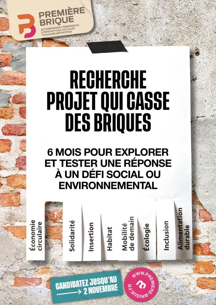 Lancement de l'Appel à projets Première Brique - entreprendre en ESS