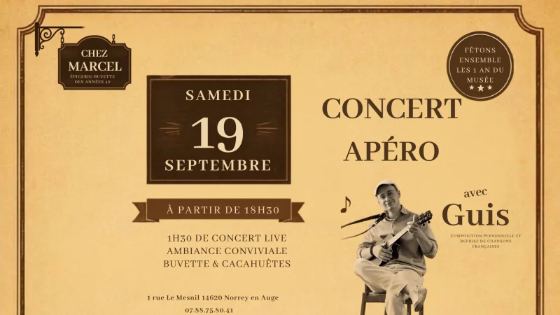 Concert apéro au musée "Chez Marcel"