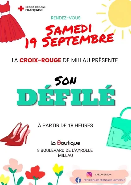 Défilé de mode de la Croix Rouge