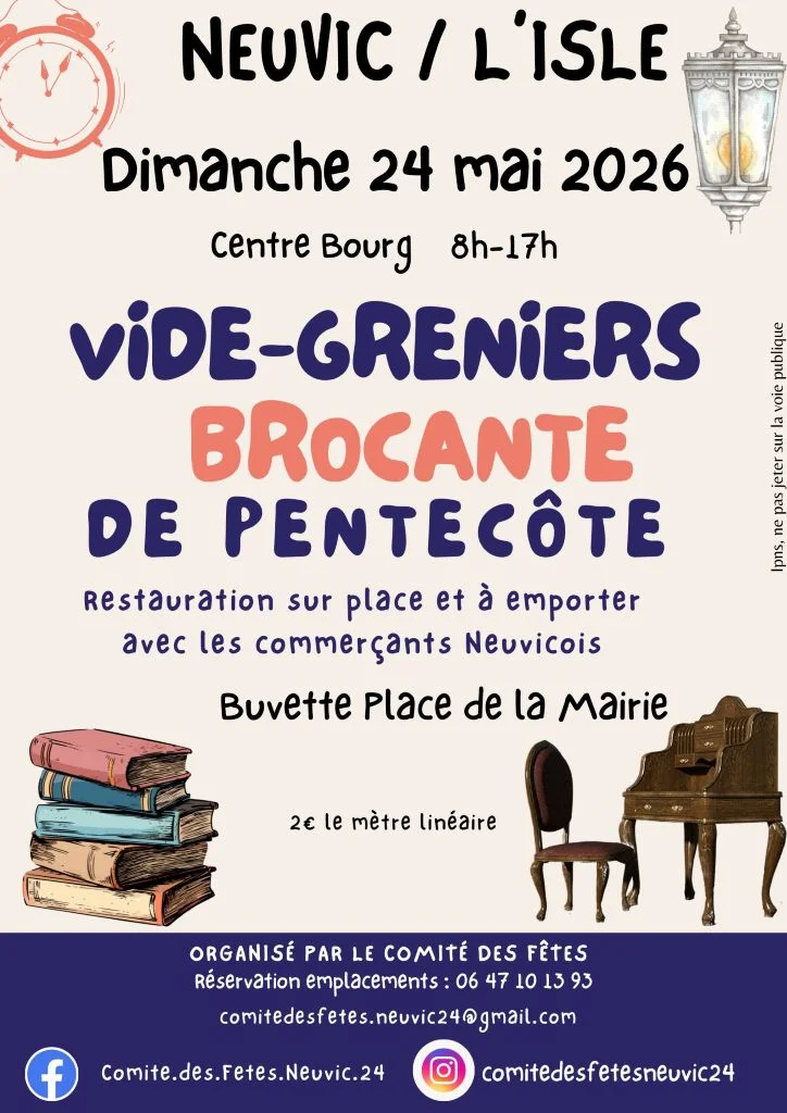 Vide-Greniers Brocante de Pentecôte