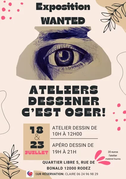 Ateliers dessiner c'est oser !