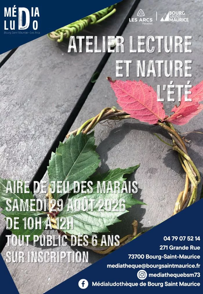 Atelier lecture et nature : l'été
