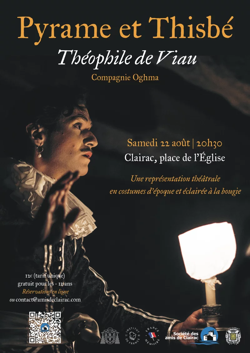 Théâtre - Pyrame et Thisbé de Théophile de Viau.