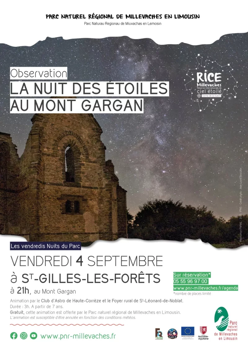 La nuit des étoiles au Mont Gargan