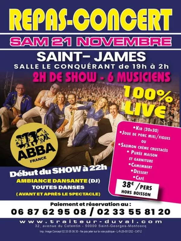 Repas-Concert ABBA