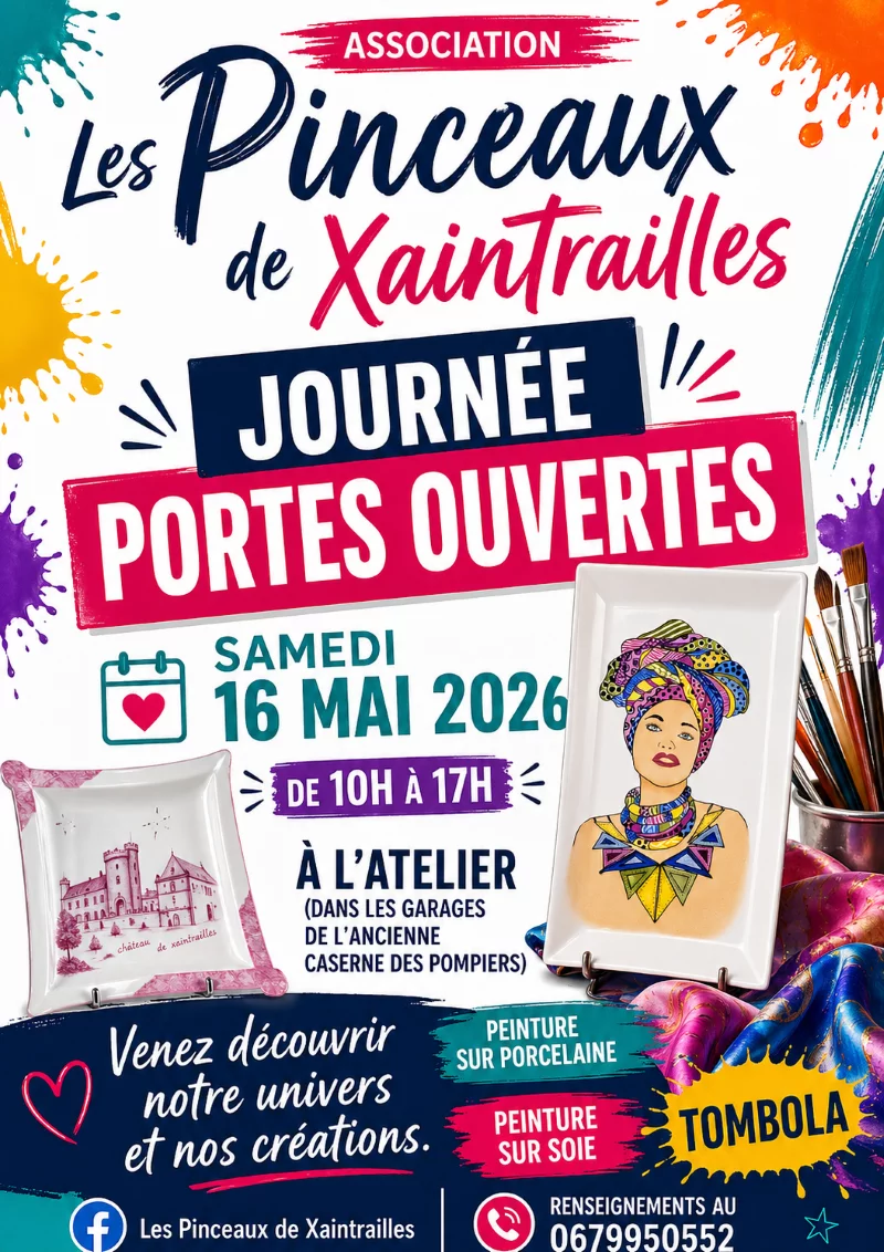 Portes Ouvertes de l'association Les Pinceaux de Xaintrailles