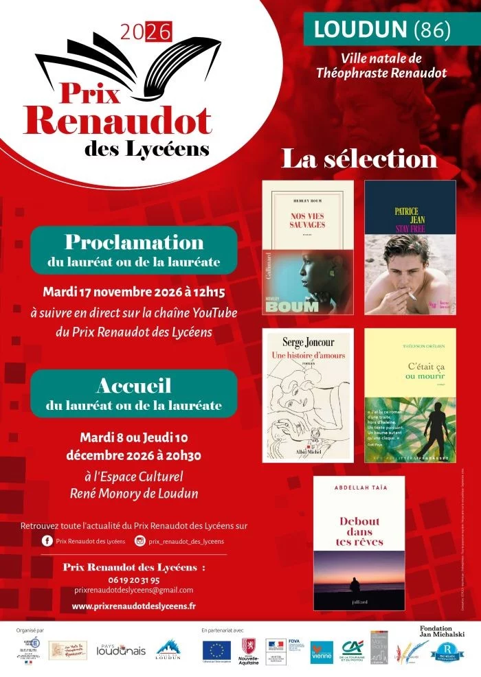 Proclamation du Prix Renaudot des Lycéens 2026