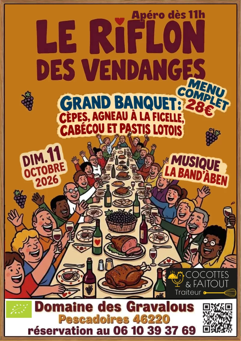 Le Riflon des Vendanges au domaine des Gravalous