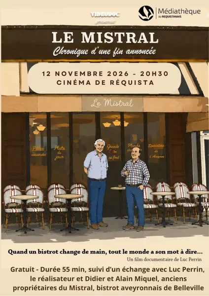 Mois du film documentaire "Le Mistral" – Luc Perrin – Médiathèque