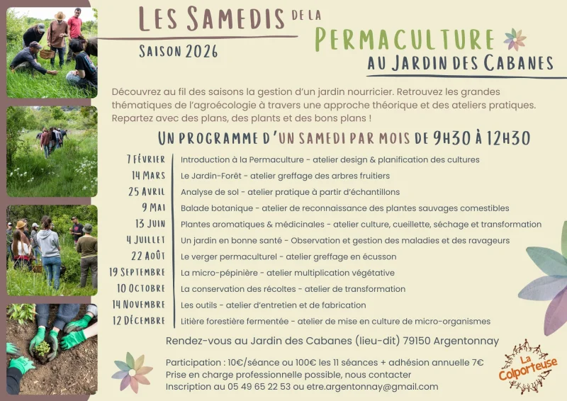 Permaculture au Jardin des Cabanes