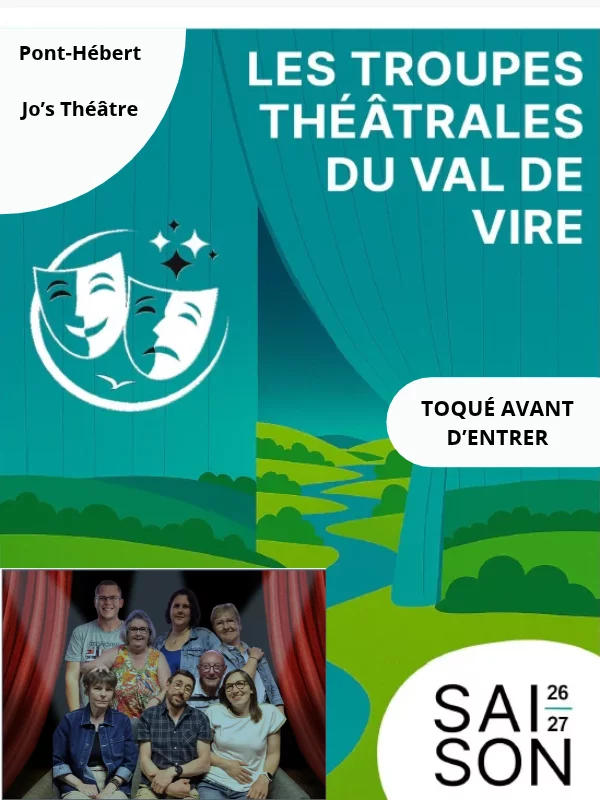 Troupes théâtrales du Val de Vire > "Toqué avant d'entrer"