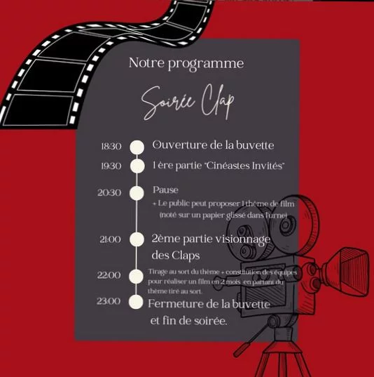 Soirée Clap – Initiation au cinéma