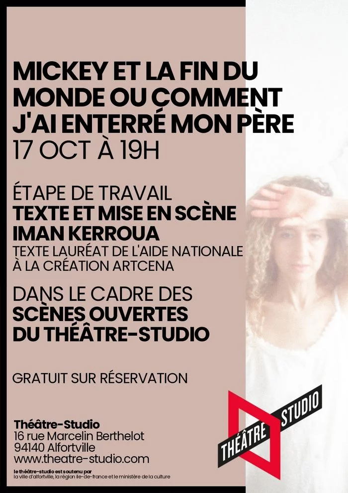 Présentation de maquette:  Mickey et la fin du monde, ou comment j’ai enterré mon père, texte lauréat ARTCENA 2025