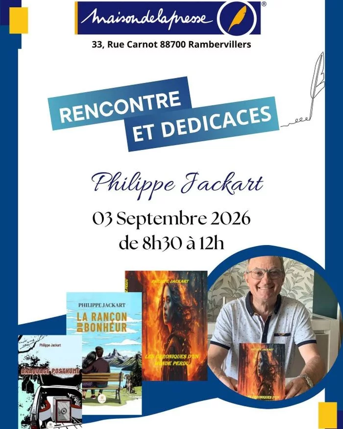 Dédicace avec Philippe Jackart