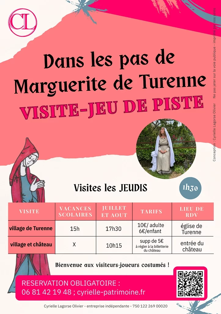 Visite-jeu de piste "sur les pas de Marguerite de Turenne"