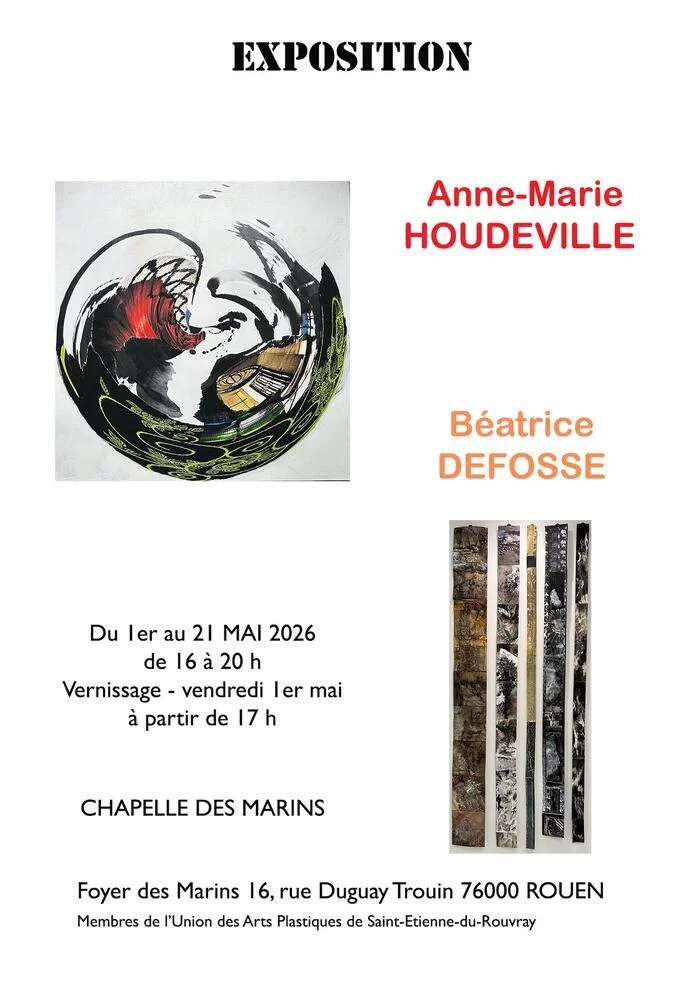 Exposition Anne-Marie Houdeville et Béatrice Defosse