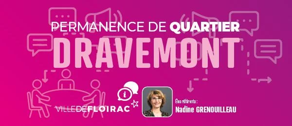 Dravemont/Monrepos : Permanence élue de quartier