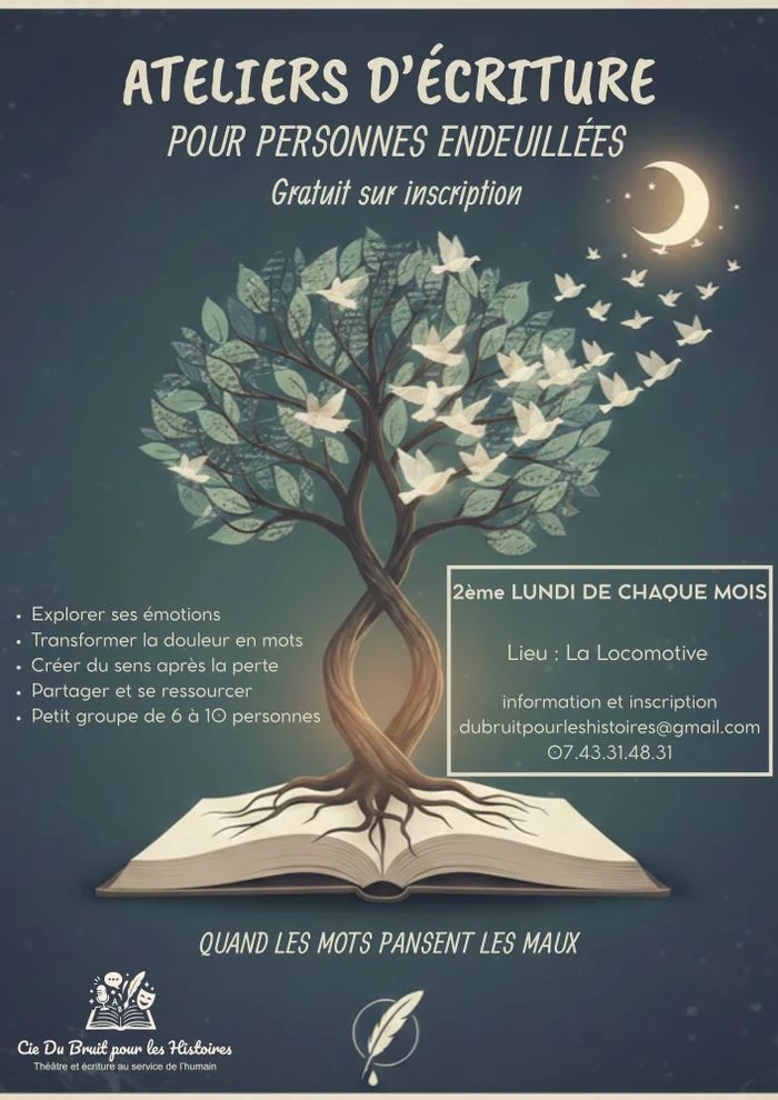 Atelier d'écriture sur la thématique du deuil