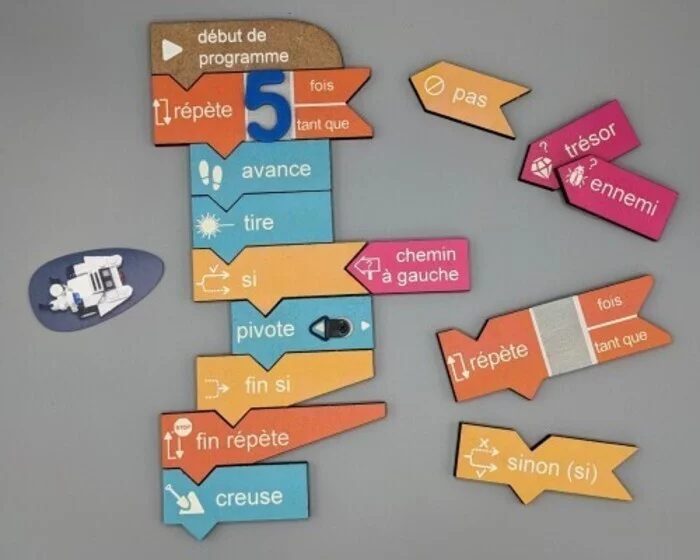 Code en bois : apprendre à coder sans écrans