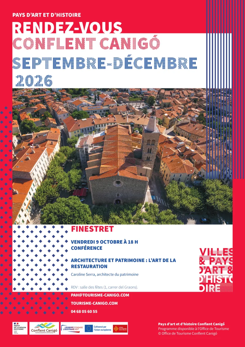 RENDEZ-VOUS DU PAYS D'ART ET D'HISTOIRE CONFÉRENCE - L'ART DE LA RESTAURATION