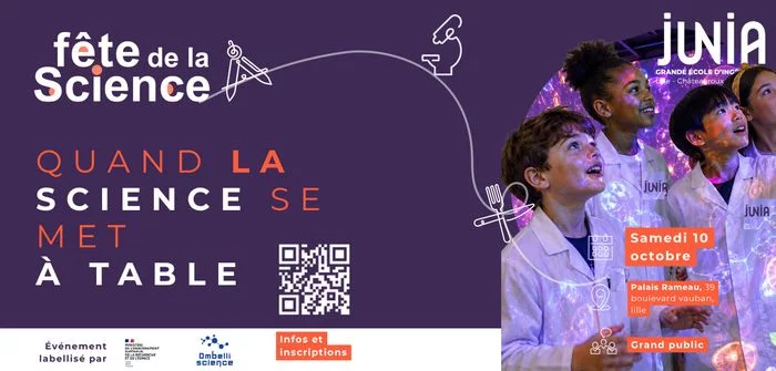Fête de la science - Quand la science s'invite à table