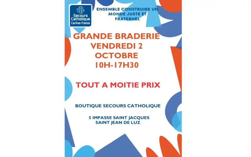 Braderie du Secours catholique