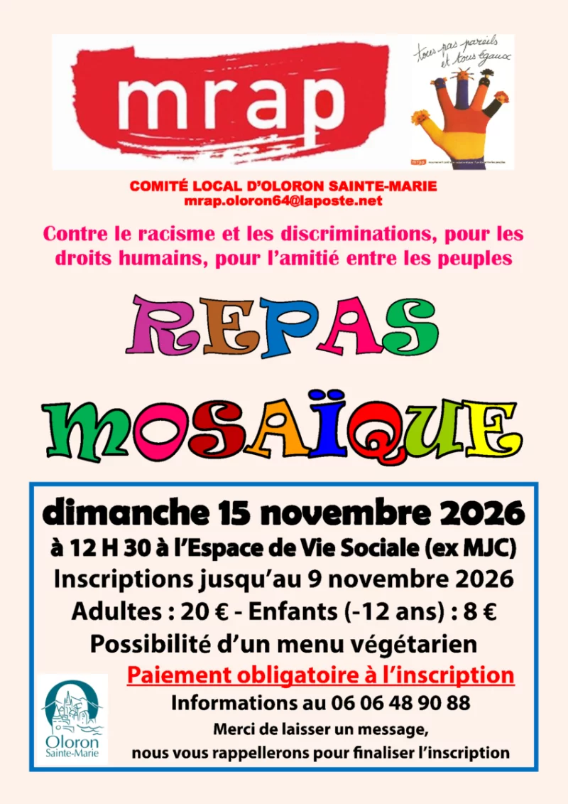 Repas mosaïque