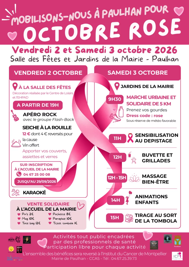 OCTOBRE ROSE 2026 A PAULHAN