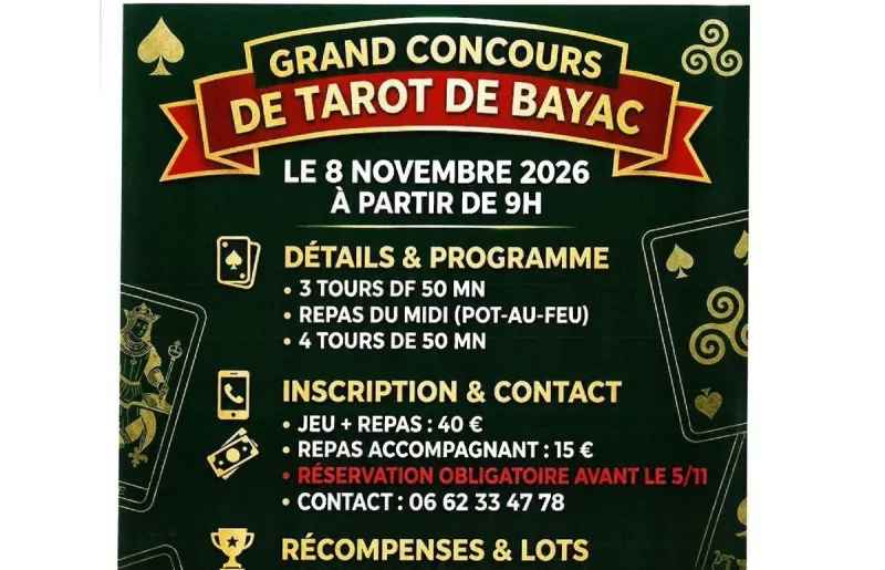 Grand concours de tarot