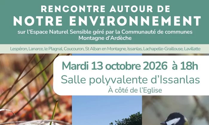 RENCONTRE AUTOUR DE NOTRE ENVIRONNEMENT – ISSANLAS