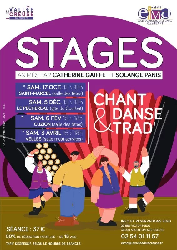 Stages itinérants de chant et danse trad'