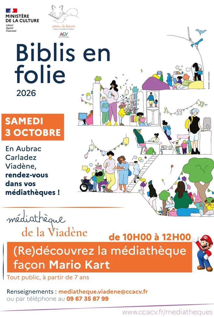 (re)Découvrez la médiathèque façon Mario Kart